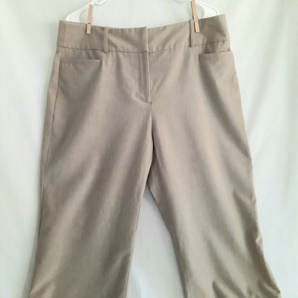 Apostrophe Womens Capri Pants Size 14 Tan Clothes